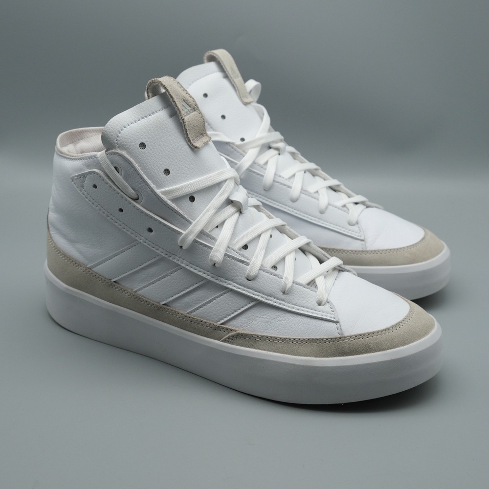 Adidas ZNsored Hi Mens 11.5 White High Top Sneakers